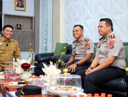 Kapolresta Kendari dan Ketua KPU Perkuat Koordinasi, Wujudkan Situasi Kota Kendari yang Aman dan Kondusif