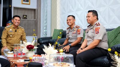 Kapolresta Kendari dan Ketua KPU Perkuat Koordinasi, Wujudkan Situasi Kota Kendari yang Aman dan Kondusif