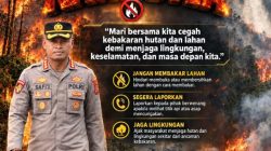 Polresta Kendari Ajak Masyarakat Bersama Cegah Kebakaran Hutan dan Lahan